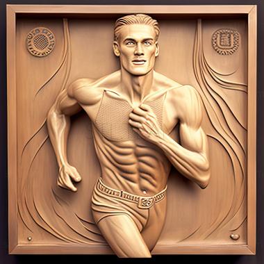 3D model Dr Christian Zell Marathon RunnerLaurence OlivierRELIE (STL)